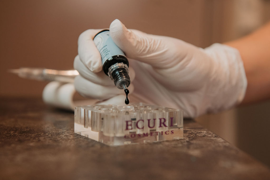 Detail behandeling in Salon Aurora